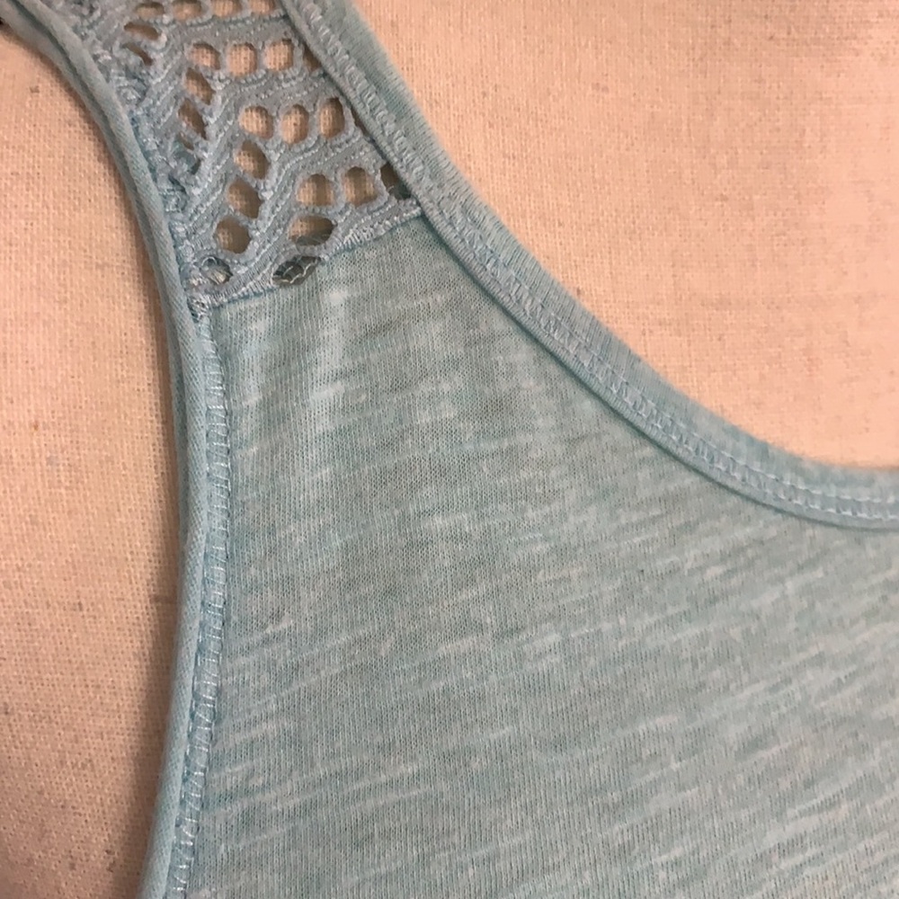 Aeropostale light turquoise tank top - Picture 5 of 17